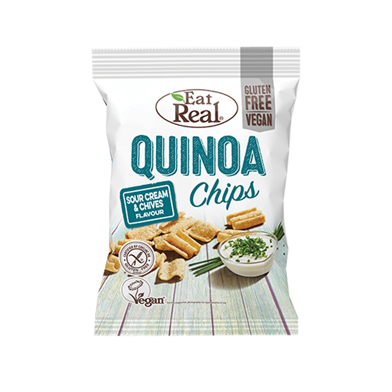 Čips od kinoe sa ukusom vrhnja i vlašca bez glutena 30gr