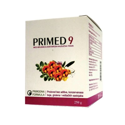 Primed 9 Brusnica 250g