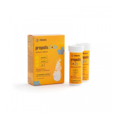 Propolis C+Zn šumeće tablete 