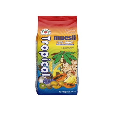 Tropikal musli 35% tropsko voće 750g